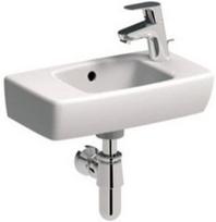 Geberit Selnova Square 450x250mm Left White