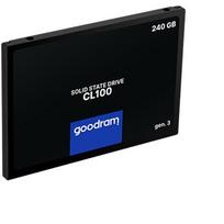 ssd 2,5 - GOODRAM CL100 GEN. 3 240GB SSD - 2 nuotrauka