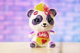 airbrush - Canal Toys Airbrush Plush Panda, įvairių spalvų, 25 cm - 6 nuotrauka