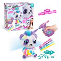 airbrush - Canal Toys Airbrush Plush Panda, įvairių spalvų, 25 cm - 16 nuotrauka