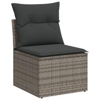 lauko baldu 12 vietu - Lauko baldų komplektas VLX Garden Lounge Set 3094614, antracito, 12 vietų - 9 nuotrauka