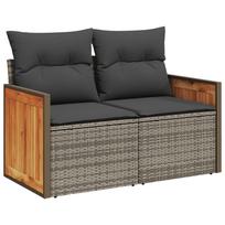 lauko baldu 12 vietu - Lauko baldų komplektas VLX Garden Lounge Set 3094614, antracito, 12 vietų - 10 nuotrauka