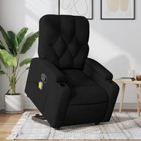 atlosiami foteliai - Fotelis VLX Massage Stand-Up 289742, juodas, 89 cm x 77 cm x 108 cm - 1 nuotrauka