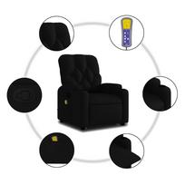 atlosiami foteliai - Fotelis VLX Massage Stand-Up 289742, juodas, 89 cm x 77 cm x 108 cm - 7 nuotrauka