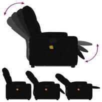 atlosiami foteliai - Fotelis VLX Massage Stand-Up 289742, juodas, 89 cm x 77 cm x 108 cm - 8 nuotrauka
