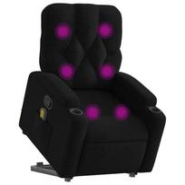 atlosiami foteliai - Fotelis VLX Massage Stand-Up 289742, juodas, 89 cm x 77 cm x 108 cm - 12 nuotrauka