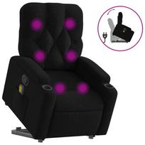 atlosiami foteliai - Fotelis VLX Massage Stand-Up 289742, juodas, 89 cm x 77 cm x 108 cm - 13 nuotrauka