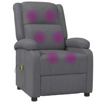 atlosiami foteliai - Fotelis VLX Massage 248455, pilkas, 92 cm x 66 cm x 106 cm - 6 nuotrauka