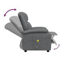 atlosiami foteliai - Fotelis VLX Massage 248455, pilkas, 92 cm x 66 cm x 106 cm - 7 nuotrauka
