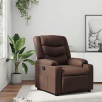 Fotelis VLX Reclining 289684, rudas, 98 cm x 72 cm x 98 cm