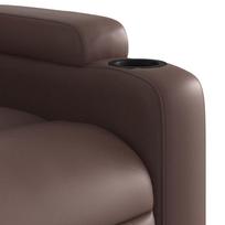 kreslas recliner - Fotelis VLX Reclining 289684, rudas, 98 cm x 72 cm x 98 cm - 6 nuotrauka