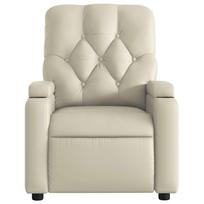 atlosiami foteliai - Fotelis VLX Reclining 289683, kreminės spalvos, 98 cm x 72 cm x 98 cm - 7 nuotrauka
