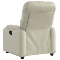 atlosiami foteliai - Fotelis VLX Reclining 289683, kreminės spalvos, 98 cm x 72 cm x 98 cm - 10 nuotrauka