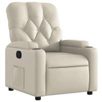 atlosiami foteliai - Fotelis VLX Reclining 289683, kreminės spalvos, 98 cm x 72 cm x 98 cm - 11 nuotrauka