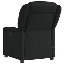 fotelis kreslas masazinis - Fotelis vidaXL Atlošiamas masažinis krėslas, juodas (Black) - 10 nuotrauka