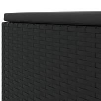 lauko baldai 7 vietos - Lauko baldų komplektas VLX Garden Lounge Set 3094412, juodas/kreminės spalvos, 7 vietų - 4 nuotrauka