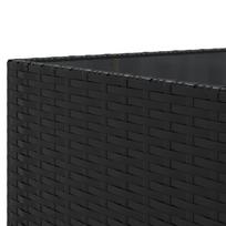 lauko baldai 7 vietos - Lauko baldų komplektas VLX Garden Lounge Set 3094412, juodas/kreminės spalvos, 7 vietų - 5 nuotrauka