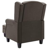 fotelio pakojis - Fotelis VLX Fabric Upholstery 246985, rudas, 66 cm x 73 cm x 77 cm - 6 nuotrauka