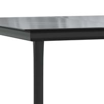 lauko baldai 4 vietu - Lauko baldų komplektas VLX 5 Piece Outdoor Dining Set 46175, juodas, 4 vietų - 4 nuotrauka