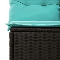 lauko baldai 7 vietos - Lauko baldų komplektas VLX 5 Piece 318578 318578, juodas, 1-7 vietų - 9 nuotrauka