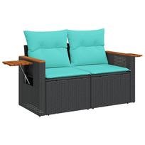 lauko baldai 7 vietos - Lauko baldų komplektas VLX 5 Piece 318578 318578, juodas, 1-7 vietų - 12 nuotrauka