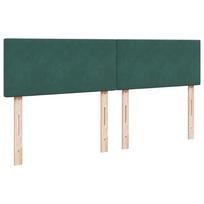 miegamojo lova 180x200 cm - vidaXL Lova su spyruoklėmis ir čiužiniu, žalia (Green), 180x200 cm, aksomas - 7 nuotrauka