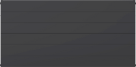 Radiatorius Mexen, 50 cm x 40 cm, grafito