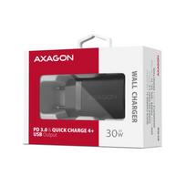 charger pps - AXAGON ACU-PD30 wall charger 1x QC3.0/AFC/FCP/PD type-C, 30W, black - 2 nuotrauka