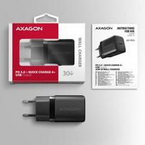 charger pps - AXAGON ACU-PD30 wall charger 1x QC3.0/AFC/FCP/PD type-C, 30W, black - 3 nuotrauka