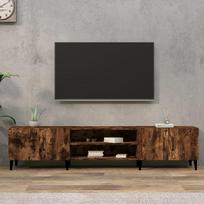 TV staliukas vidaXL, dūminio ąžuolo (Smoky Oak), 180 cm x 31.5 cm x 40 cm