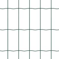 vartu stulpai - vidaXL grandinės tinklo aptvaras su 22 U stulpais, Žalias (Green), 0.6x25 m, Plienas - 6 nuotrauka