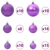 dirbtine eglute su led - vidaXL Dirbtinė Kalėdų eglutė su 300 LED, 240 cm, Žalia (Green) - 8 nuotrauka