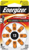 Elementai Energizer, ZA13, 1.4V, 8 vnt