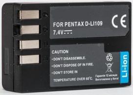 li ion battery 3 7v - EXTRA DIGITAL Pentax D-Li109 - 1 nuotrauka