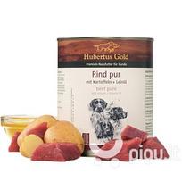 Hubertus Gold vieno baltymo begrūdis jautienos konservas šunims 800g
