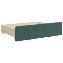 miegamosios sofos lovos - Sofa-lova vidaXL, 100x200 cm, tamsiai žalia (Dark Green) - 9 nuotrauka