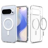 google pixel 10 deklas - Spigen Ultra Hybrid MagSafe Dėklas Google Pixel 10 / 10 Pro - Skaidrus ir Baltas (Clear and White) - 1 nuotrauka