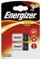 cr123a - Energizer Photo Lithium 123 elementai, 2 vnt. - 1 nuotrauka