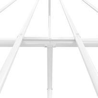 metaline lova 140x200 - Lova VLX Metal 324830, balta, 200x140 cm, su grotelėmis - 3 nuotrauka
