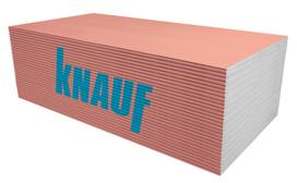 Gipso kartono plokštė Knauf RED GKF, priešgaisrinė, raudona (Red), 3000 x 1200 x 12.5 mm