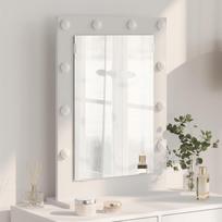Veidrodis vidaXL Kosmetinis su LED, 70 cm x 50 cm x 18 cm, baltas (White)