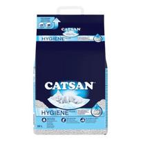 Catsan Hygiene Plus natūralus kačių kraikas, 20 l