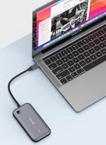 network adapter - Belaidis USB-C adapteris su WDA01 Share My Screen hub 1080p 32146, juoda, ilgis kabelis 15cm, Verbatim - 5 nuotrauka