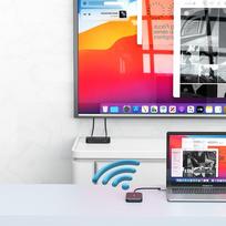 network adapter - Belaidis USB-C adapteris su WDA01 Share My Screen hub 1080p 32146, juoda, ilgis kabelis 15cm, Verbatim - 7 nuotrauka