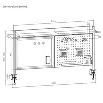 biuro ergo - Darbo kėdė Ergo Office ER-425, 66 x 60 x 114 - 124 cm, juoda - 8 nuotrauka