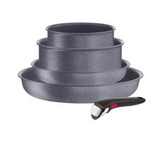 tefal ingenio keptuves - Tefal Ingenio Natural Force puodų ir keptuvių rinkinys 5 dalys (Pilkas) - 2 nuotrauka