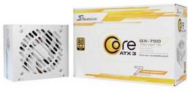 maitinimo blokas 750w - SEASONIC CORE GX 750W ATX 3 Baltas (White) - 1 nuotrauka