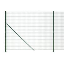 tinklinio tinklai - Vielinė tinklinė tvora su flanšais, žalios spalvos, 2x10m - 4 nuotrauka