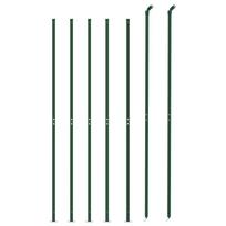 tinklinio tinklai - Vielinė tinklinė tvora su flanšais, žalios spalvos, 2x10m - 5 nuotrauka