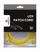 Gembird CAT 5e UTP Patch Cable Yellow 5m